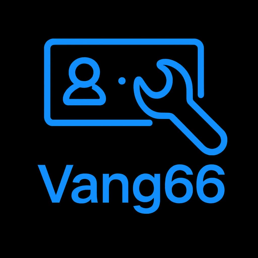 An icon representing login assistance for Vang66.