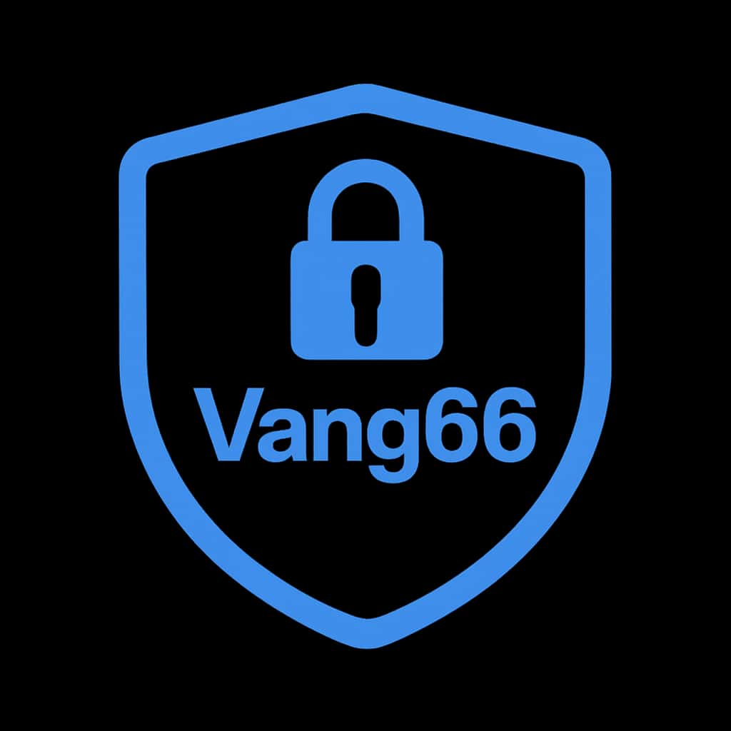 A professional badge depicting Vang66 security guidance.