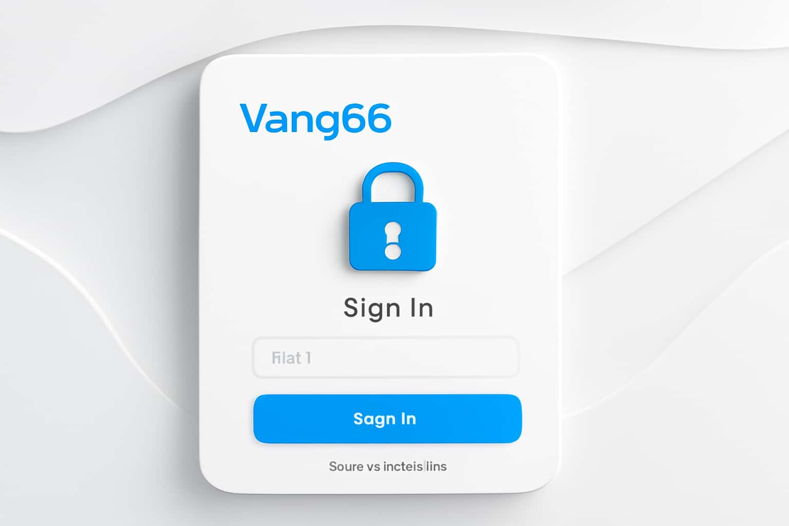 Vang66 Sign In & Dashboard Interface