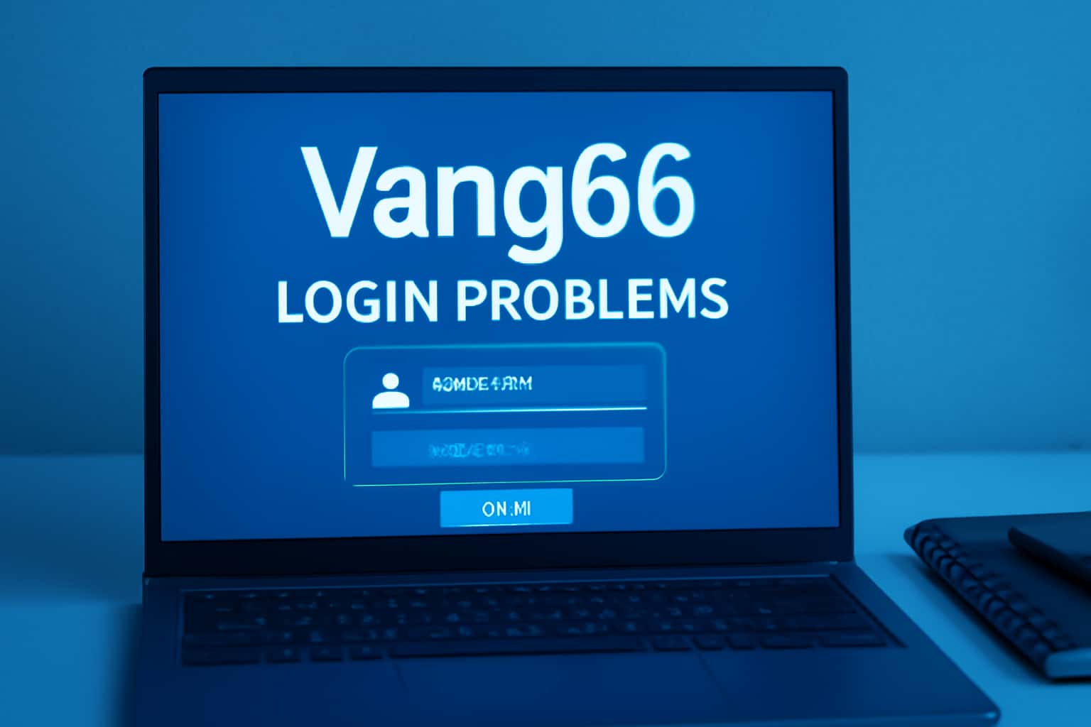 An informative display on common login issues related to Vang66.